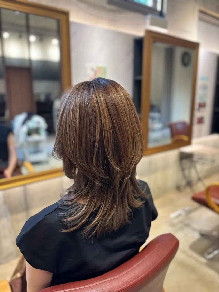 ロング 大川 瞳のヘアスタイル
