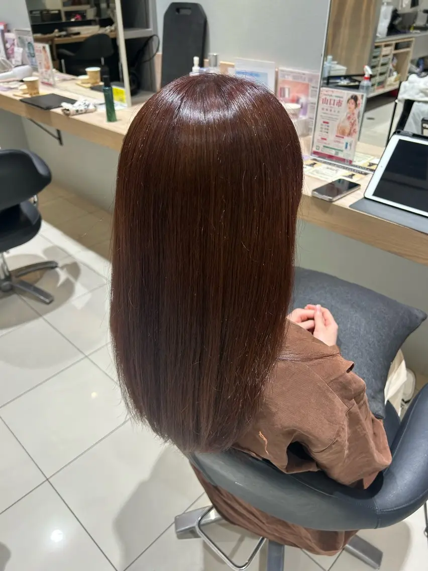ロング カラー ヘアカラー 宗綱 風佳のヘアスタイル