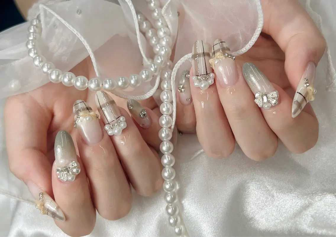 ネイル ハンドネイル bijou nails 蓮のネイルデザイン
