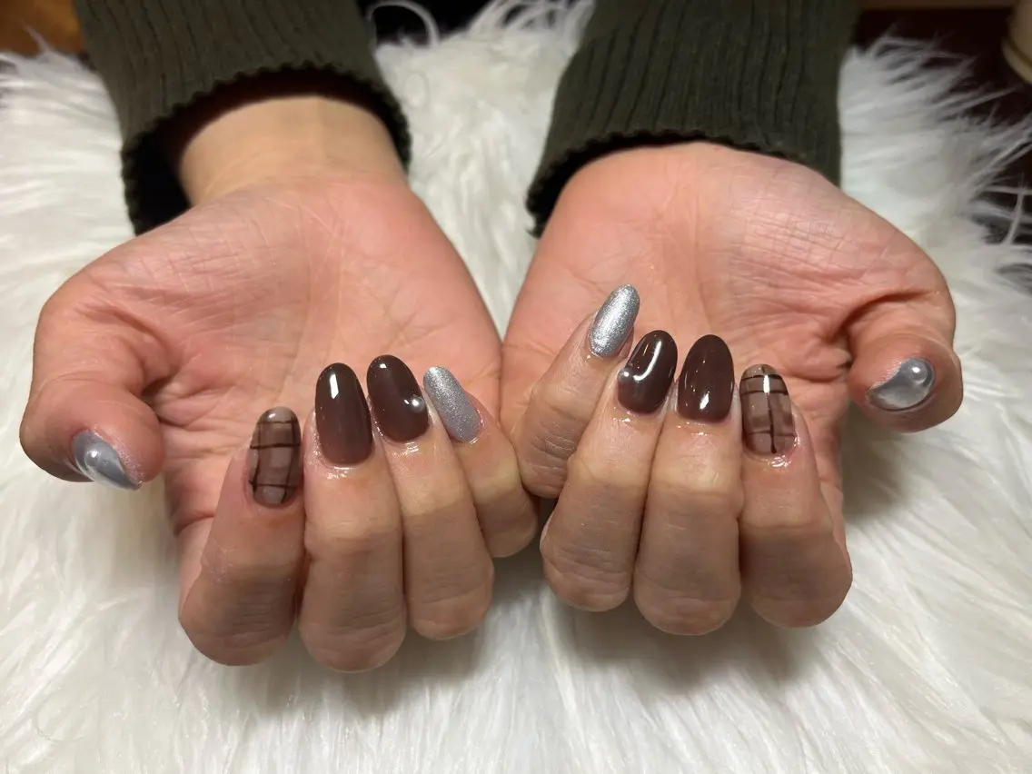 ネイル ニュアンスネイル joieange 心斎橋店 藤田のネイルデザイン