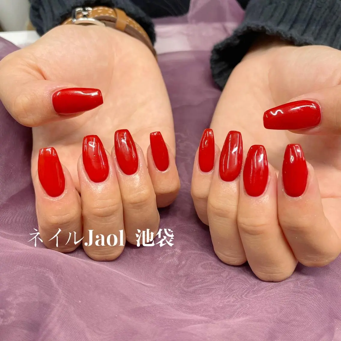 セミロング ネイルJaol 池袋のネイルデザイン
