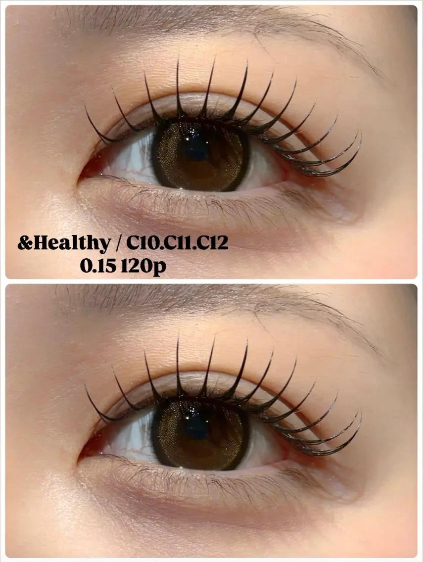 【オススメメニュー🍓】&Healthy(LEDエクステパーマ)140本👀✨リペア❌の写真