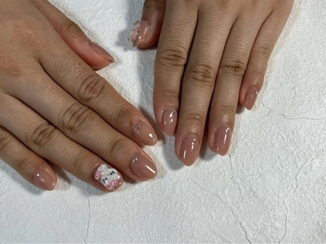 ネイル オーロラネイル フットネイル フレンチネイル ジェルネイル 韓国ネイル ハンドネイル kiki nail たまプラーザのネイルデザイン