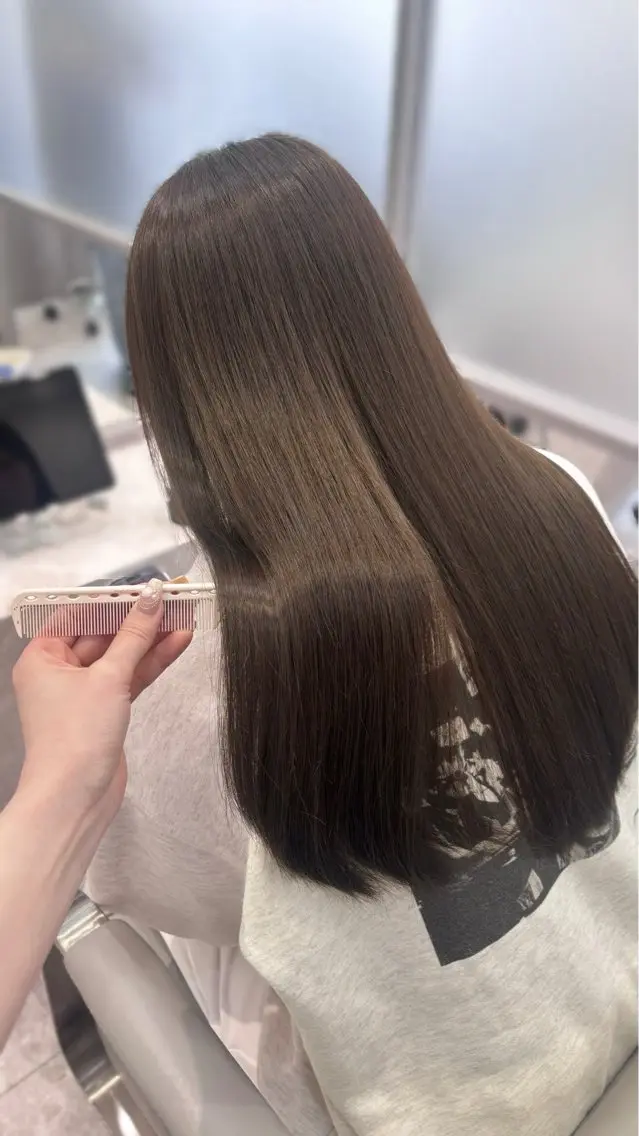 ロング カラー カット ヘアカラー トリートメント 🫧髪質改善🫧 神田紗来のヘアスタイル