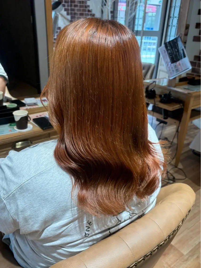 ロング 西村 雪菜のヘアスタイル