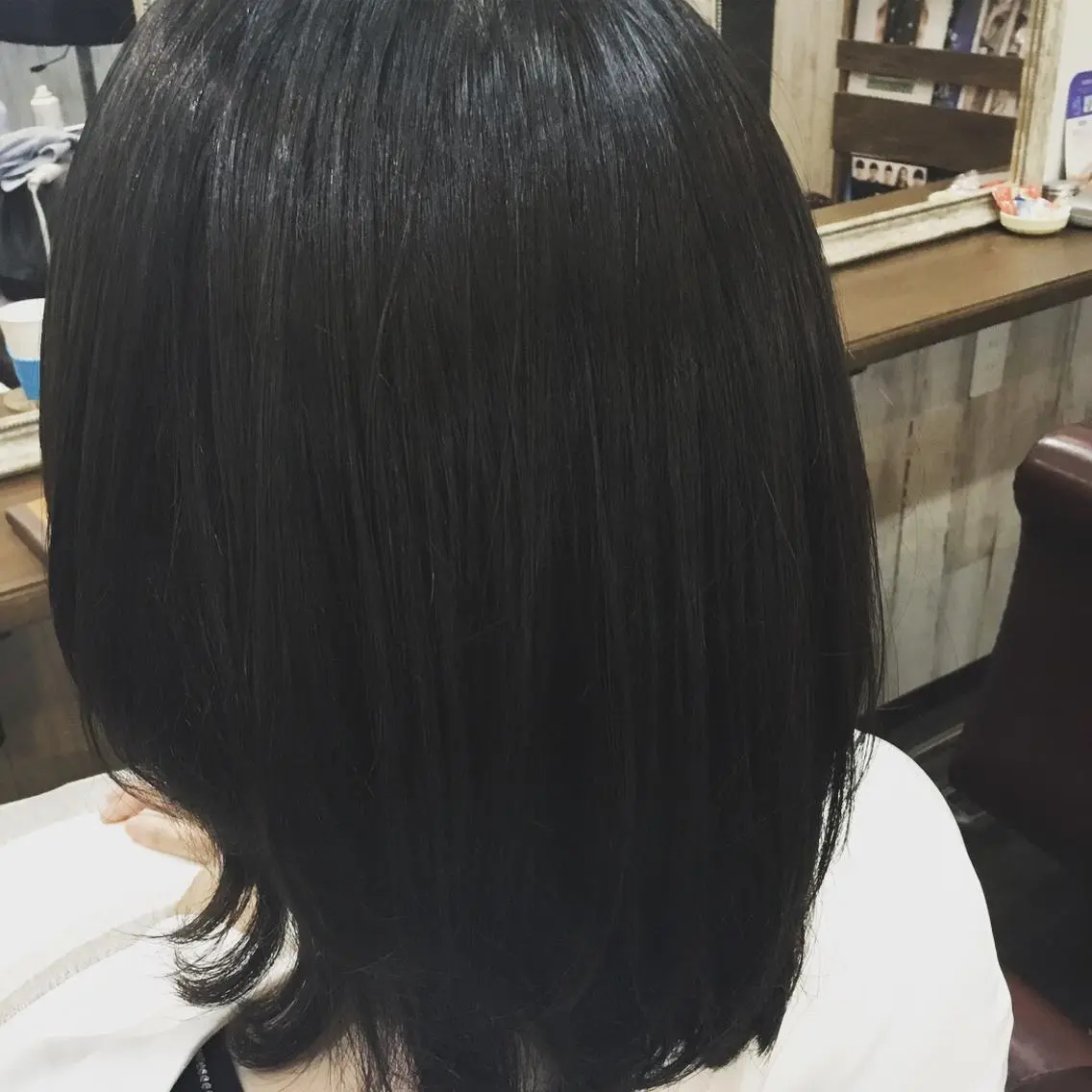 ミディアム カラー 金崎 新吾のヘアスタイル