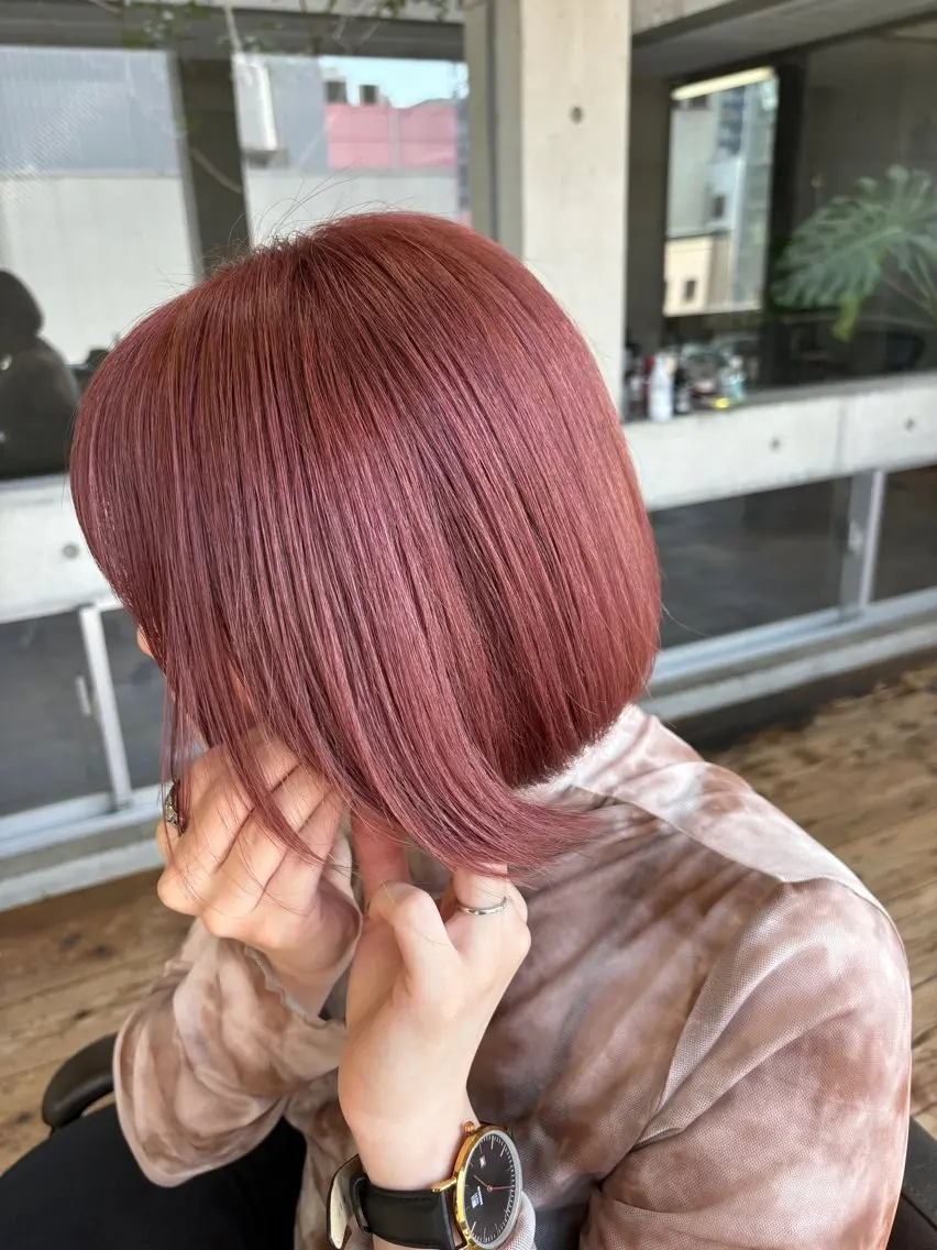 ショート カラー ブリーチ ROUTE KOUTAのヘアスタイル