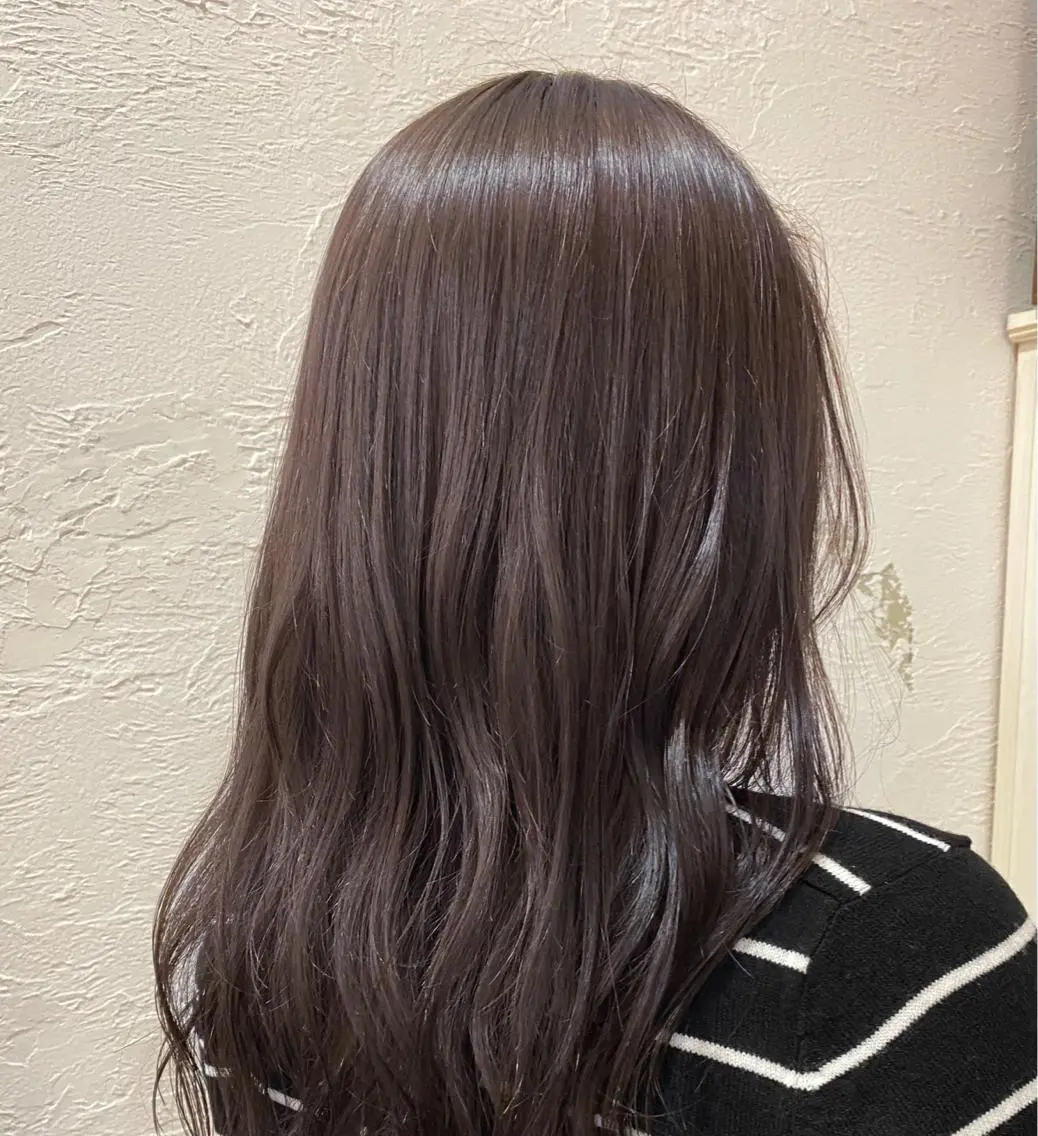 ロング カラー 🍑もも 🍑のヘアスタイル