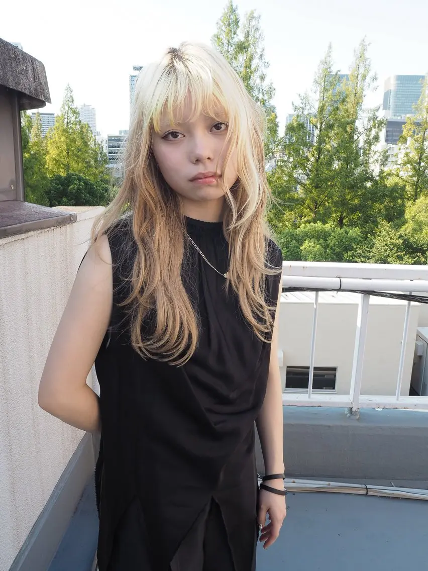ロング カラー カット ヘアカラー トリートメント 樫原裕二/似合わせ カット/透明感カラーのヘアスタイル
