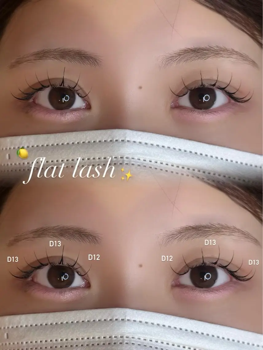 【モデル様メニュー】フラットマットラッシュ100本オフなし🍋の写真