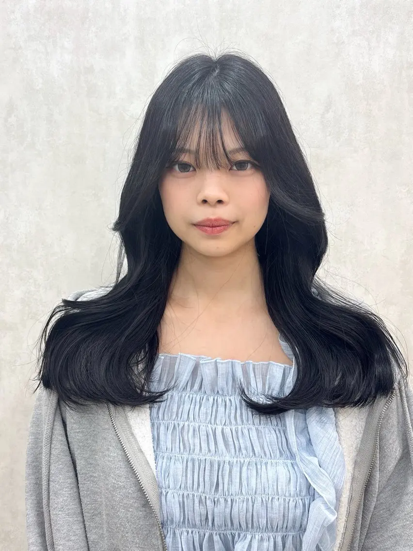 カラー ヘアカラー 梅原 結唯のヘアスタイル