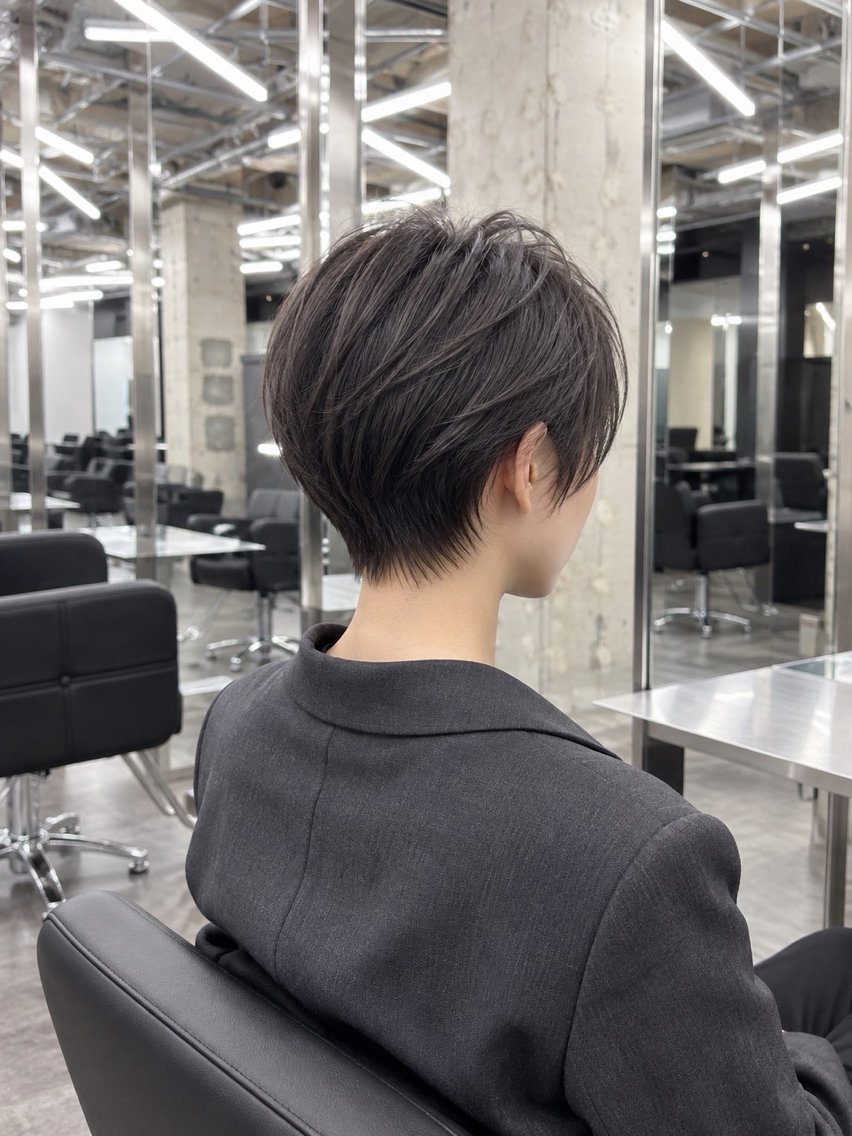 ショート RYO/GARTE/ 透明感カラー/代官山のヘアスタイル