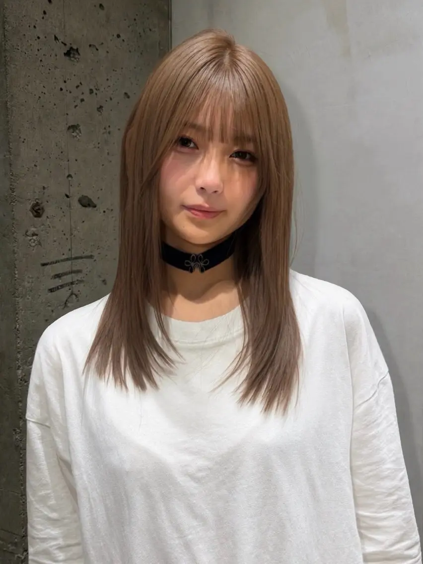 セミロング カラー モデル様募集中 🦴harunaのヘアスタイル