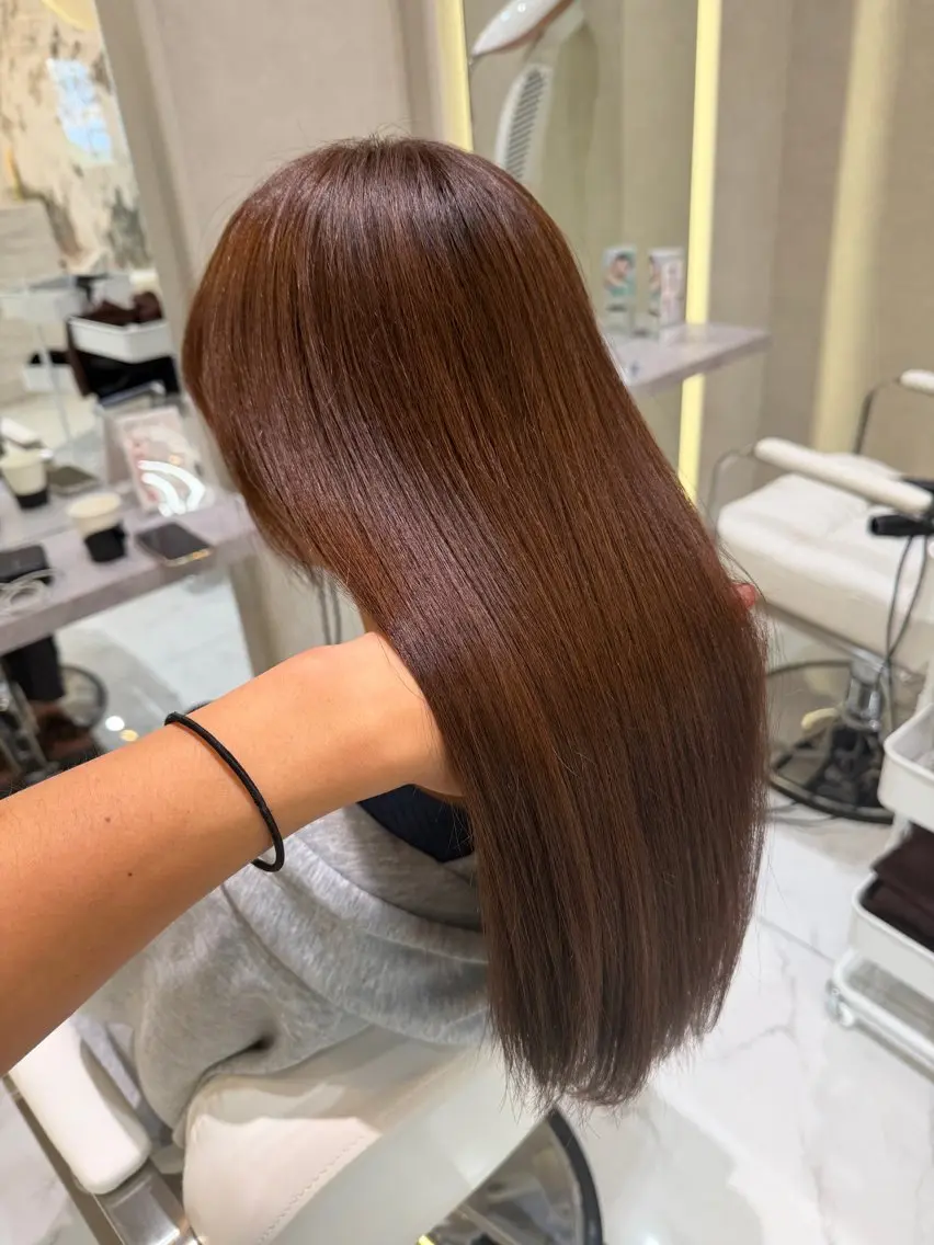 ロング カット ヘアカラー 古賀 颯磨のヘアスタイル