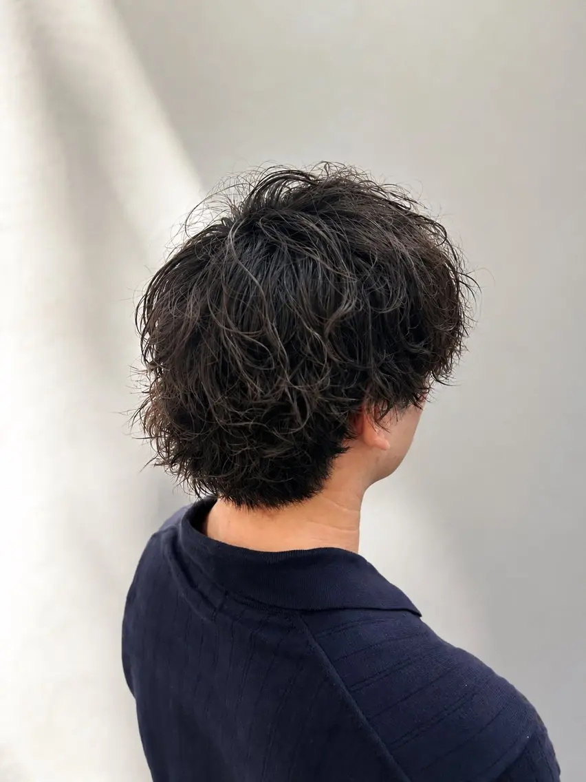 ショート パーマ 鈴木 まさしのヘアスタイル