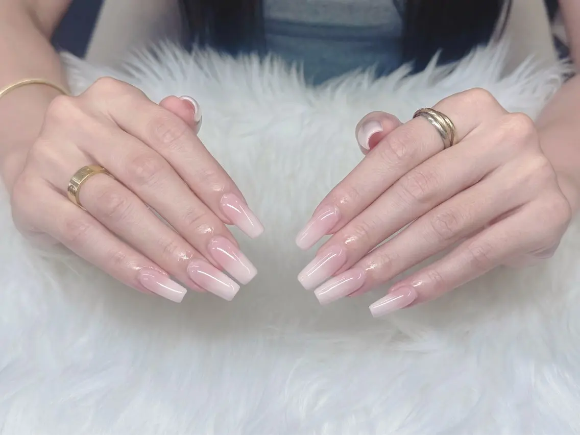 ネイル ジェルネイル パラジェル シンプルネイル ハンドネイル GOHOUBI Nail 心斎橋店のネイルデザイン