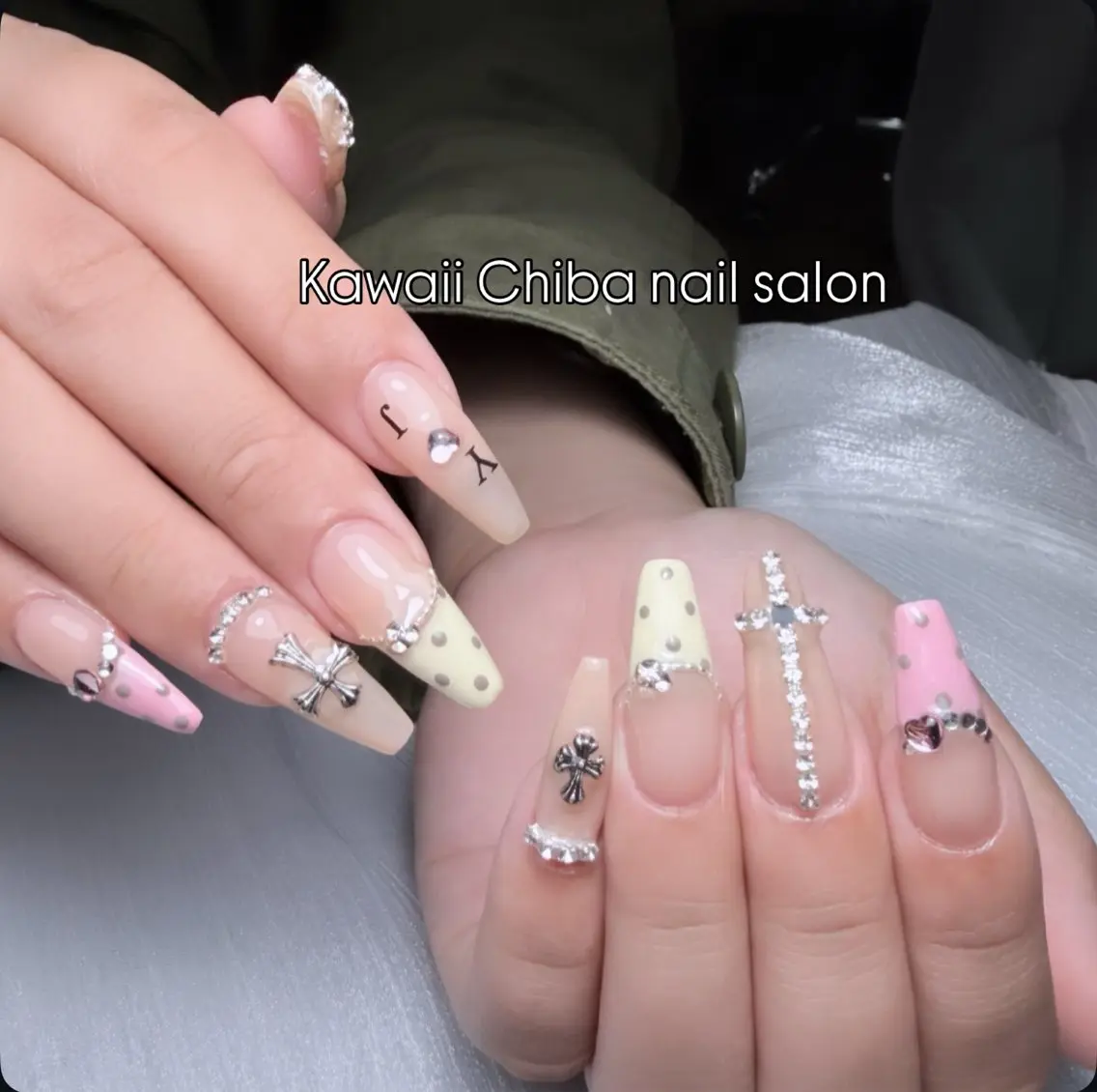 ネイル チークネイル 桜ネイル 長さ出し フラワーネイル フレンチネイル ハンドネイル ハンドケア Kawaii Chiba nailのネイルデザイン