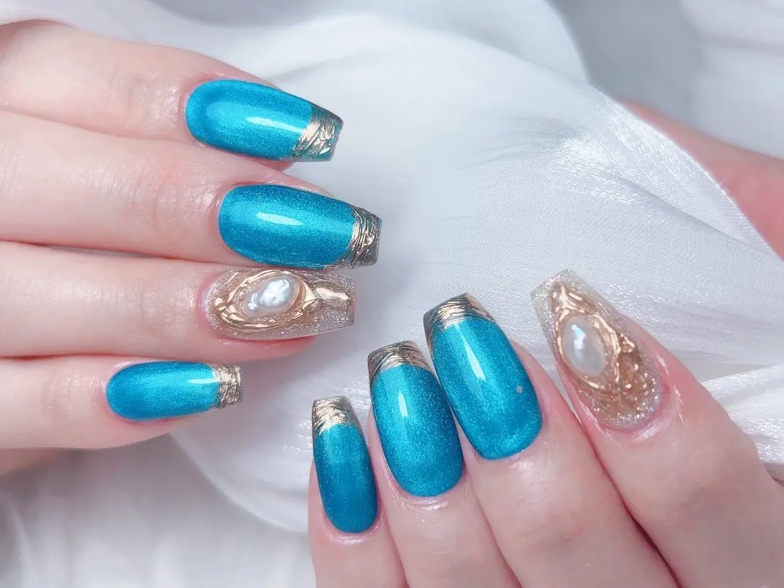 ネイル ハンドネイル M🌷nail 長さだし専門店のネイルデザイン