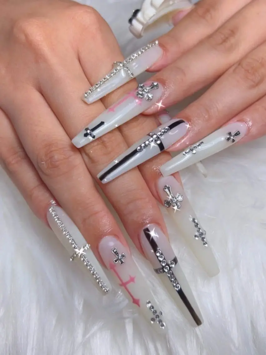 ネイル アートネイル オーロラネイル チークネイル 長さ出し フットネイル ハンドネイル Chan nailsのネイルデザイン
