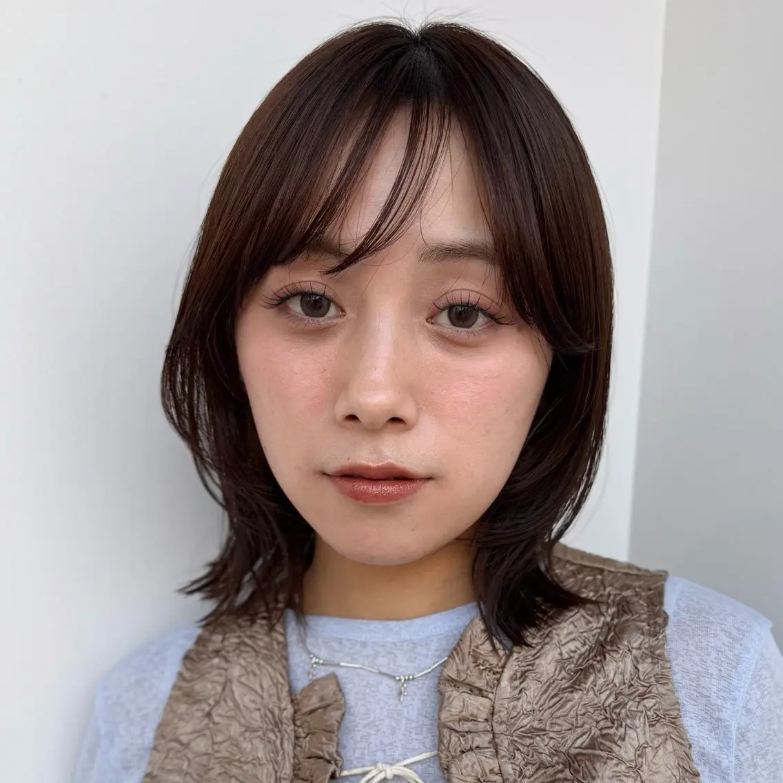 ミディアム カラー カット ヘアカラー トリートメント 透明感カラー/レイ ヤー/Nana🌈のヘアスタイル