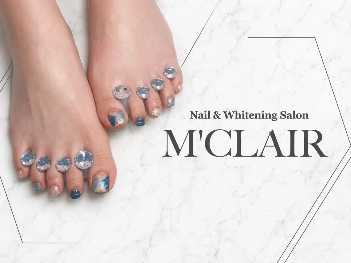 ネイル フットネイル M'CLAIR makikoのネイルデザイン