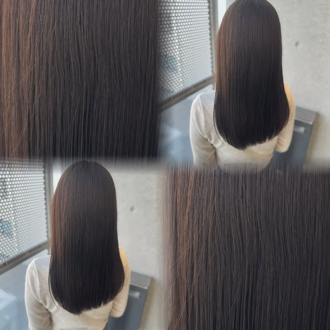 セミロング カラー ヘアカラー トリートメント 髙橋 李里亜のヘアスタイル
