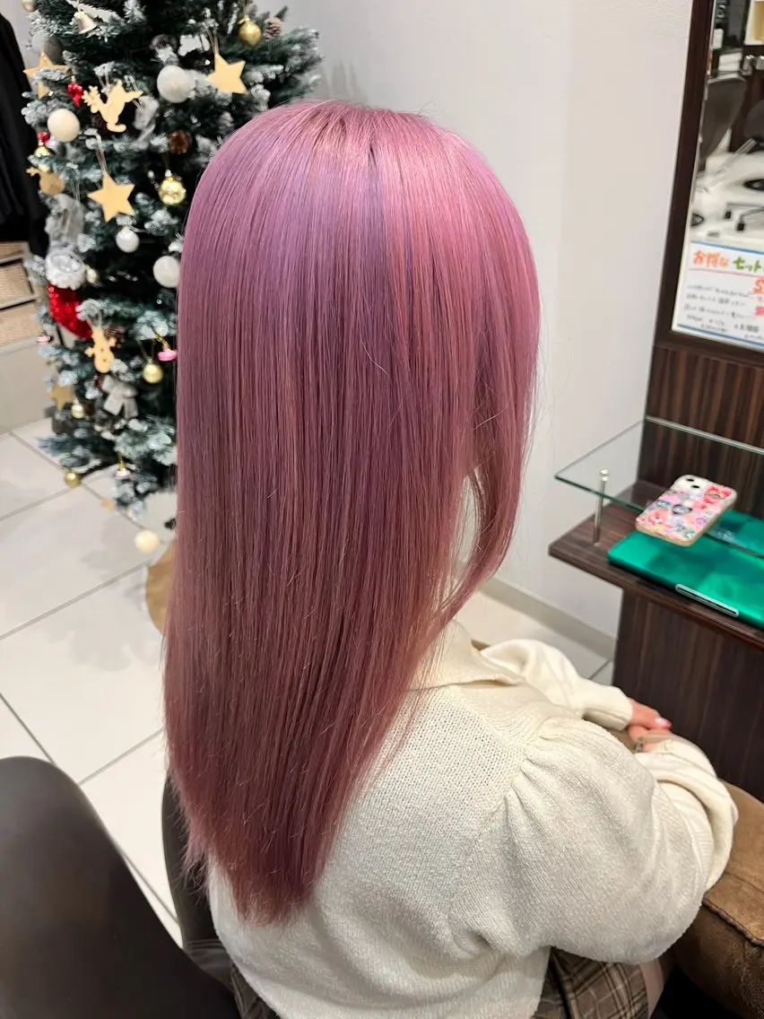 カラー 佐藤 花織のヘアスタイル