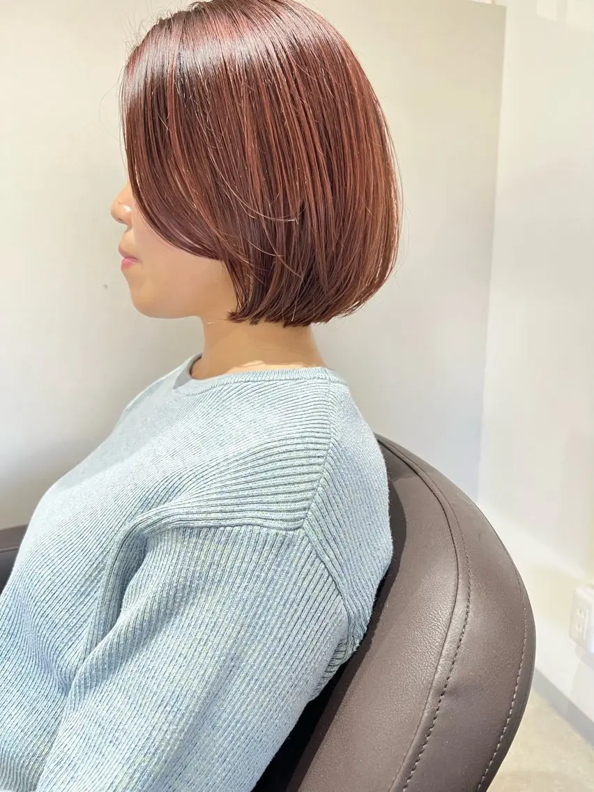 ショート ボブ 髪質改善 韓国風ヘア レイヤーカット ショートヘア suii..hair designのヘアスタイル