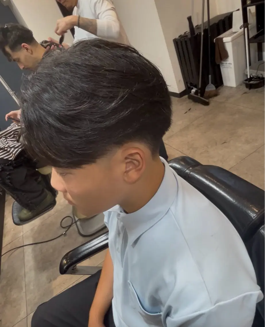 カット(スキンフェードは別メニューになります)＋シャンプー＋ブロー＋シェービングの写真