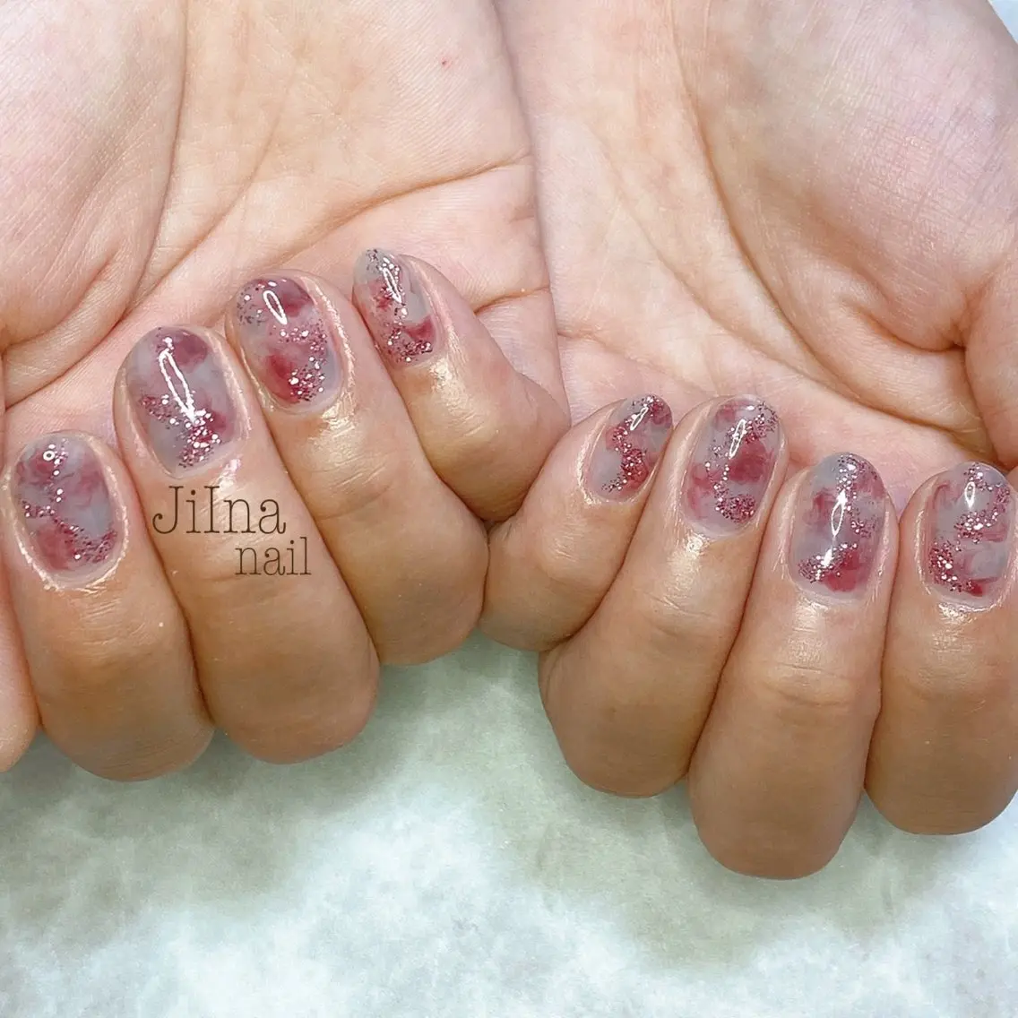 ネイル 持ち込み JiIna nailのネイルデザイン