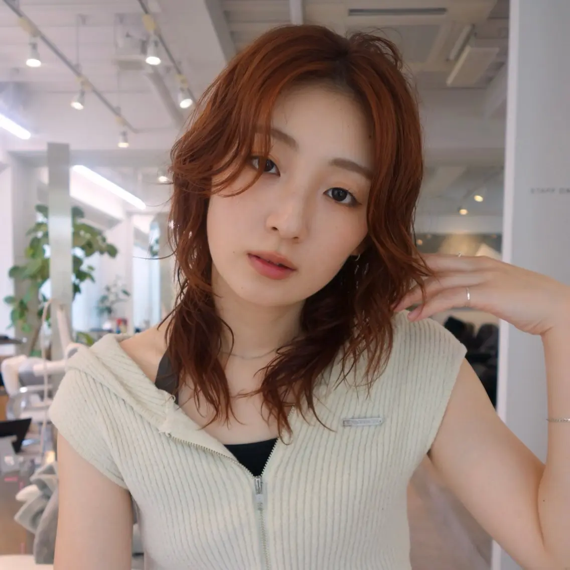 ミディアム 似合わせレイヤー🪄 パーマ🌀/表参道のヘアスタイル