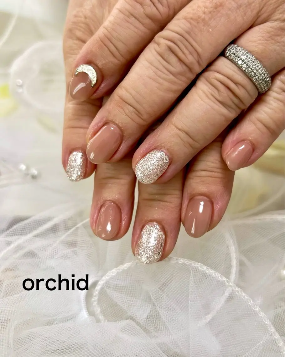 ネイル ハンドネイル orchid ♡オーキッドのネイルデザイン