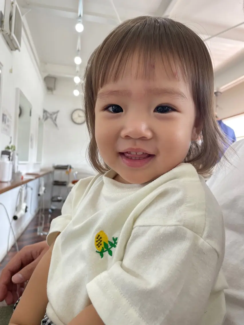 キッズ mopa りこのヘアスタイル