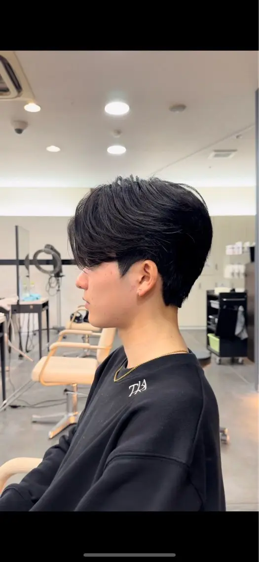 パーマ メンズ 玉置 晴太郎のヘアスタイル