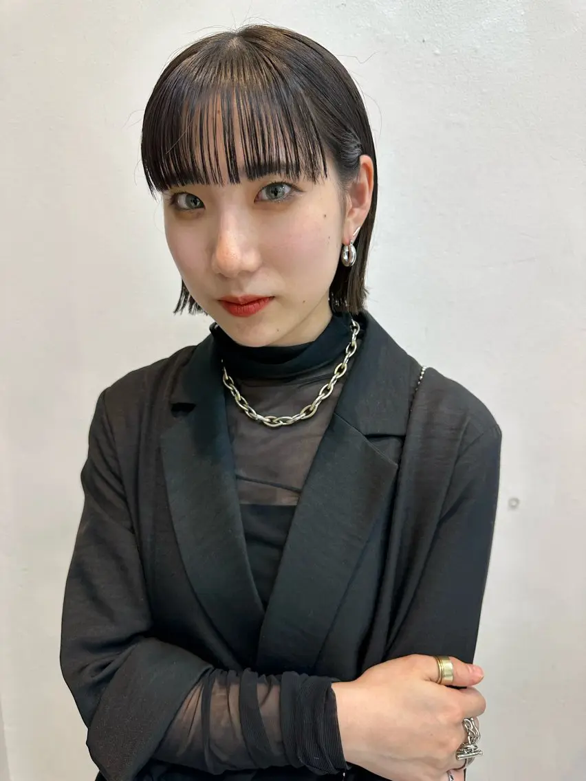 ショート カラー カット ヘアカラー トリートメント kai .のヘアスタイル