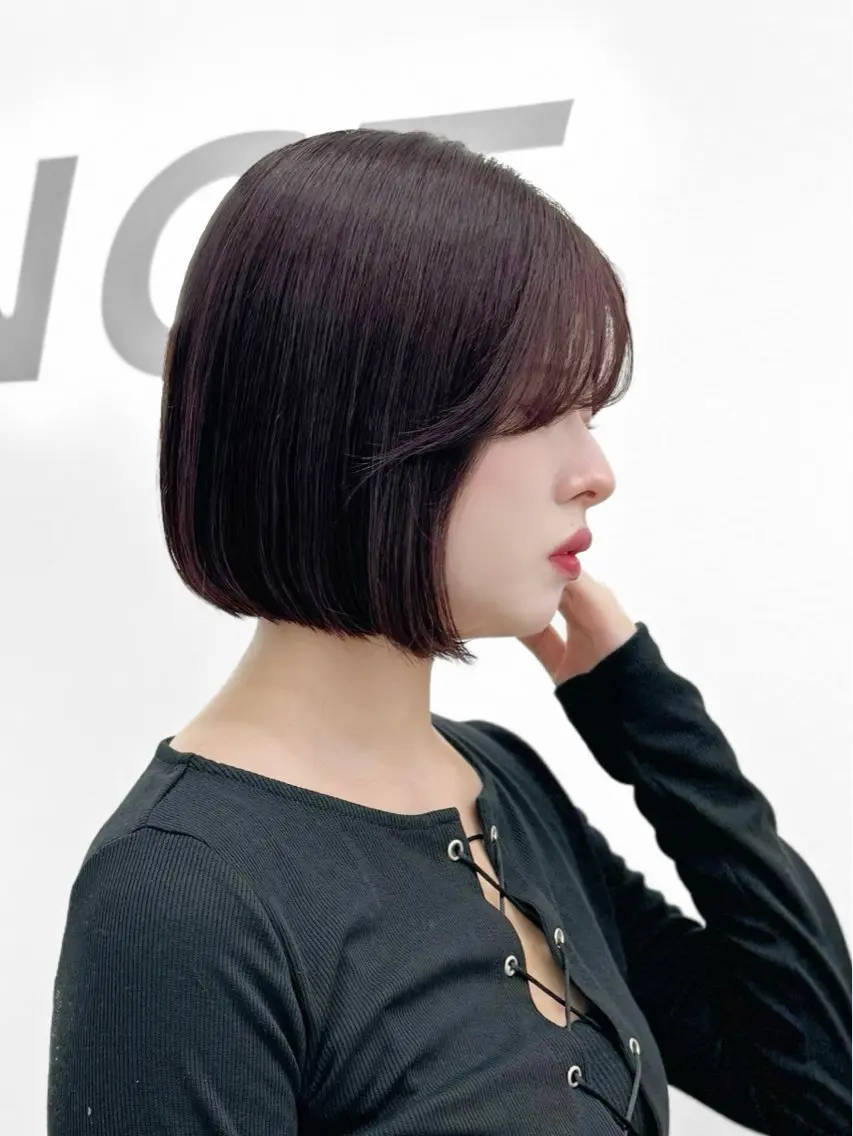 ショート カラー ヘアアレンジ カット ヘアカラー トリートメント ヘッドスパ ヘアセット 縮毛矯正🤍 盛れるボブ/ひかりのヘアスタイル
