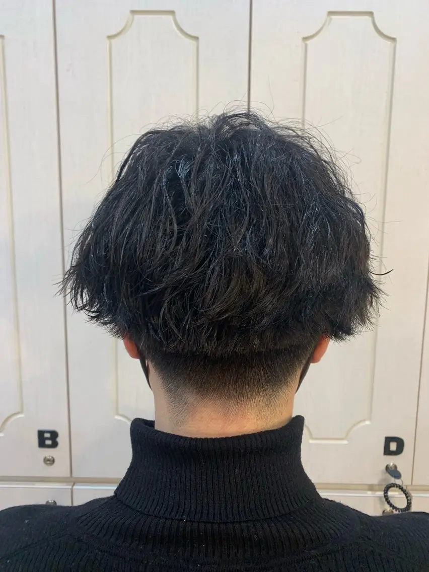 メンズカット＋特殊パーマの写真