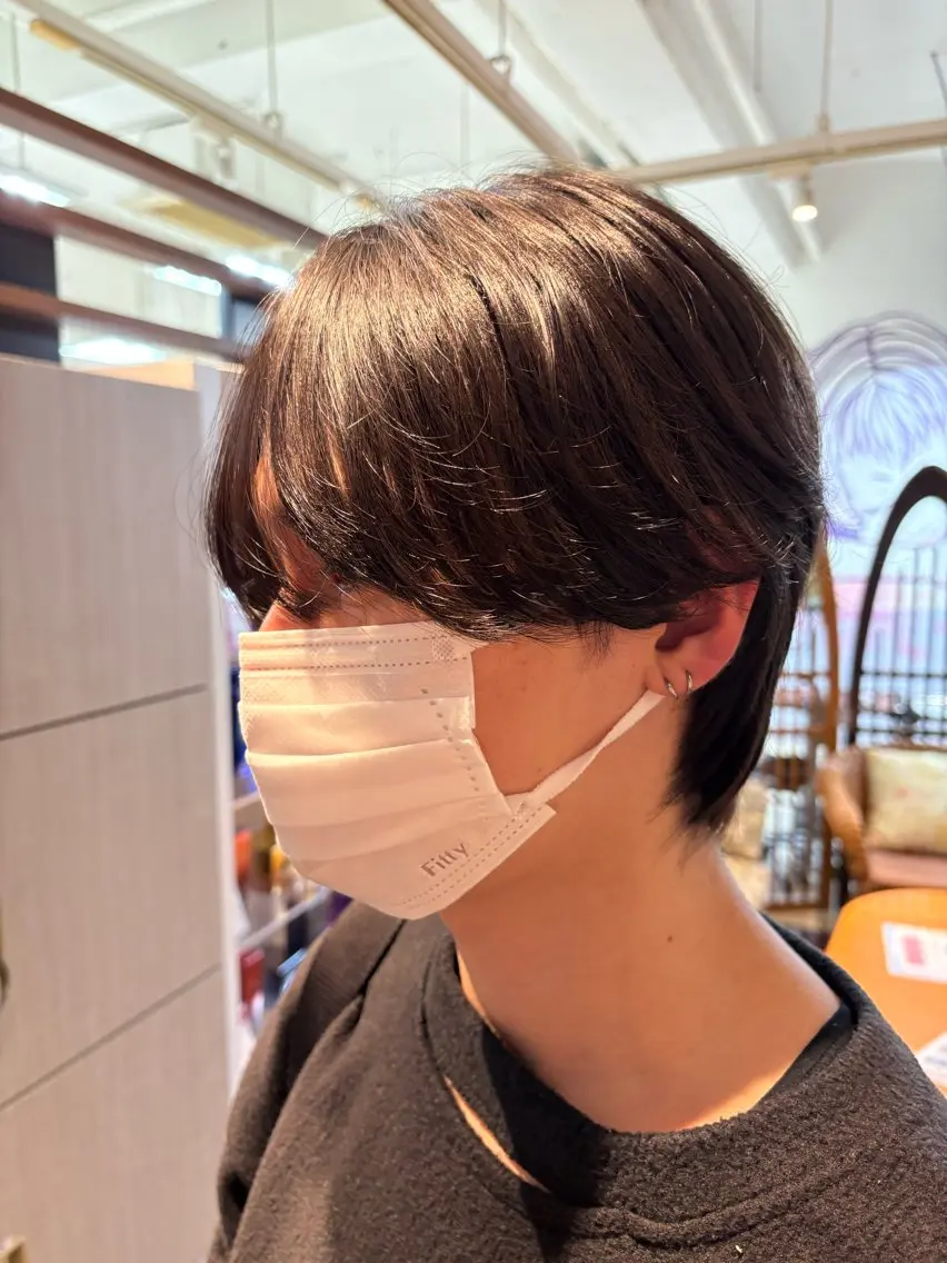 メンズ マッシュウルフ マッシュ メンズウルフカット ウルフカット 熊田 秀佳　川口店のヘアスタイル