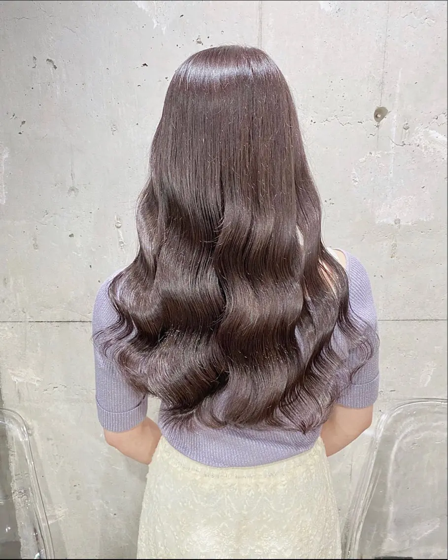 セミロング カラー ヘアアレンジ ヘアカラー トリートメント ヘッドスパ ヘアセット 【公式】DISCO銀 座🪩トレンド🪽のヘアスタイル