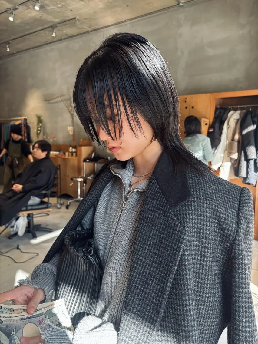 ミディアム カット ヘアカラー トリートメント wewe: momoeのヘアスタイル