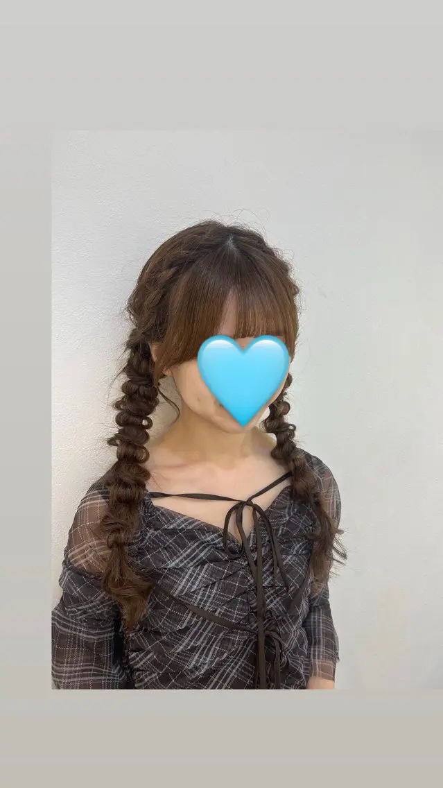 ロング ヘアセット 🎀 縮毛矯正ヘア セット/ハルナ🎀のヘアスタイル