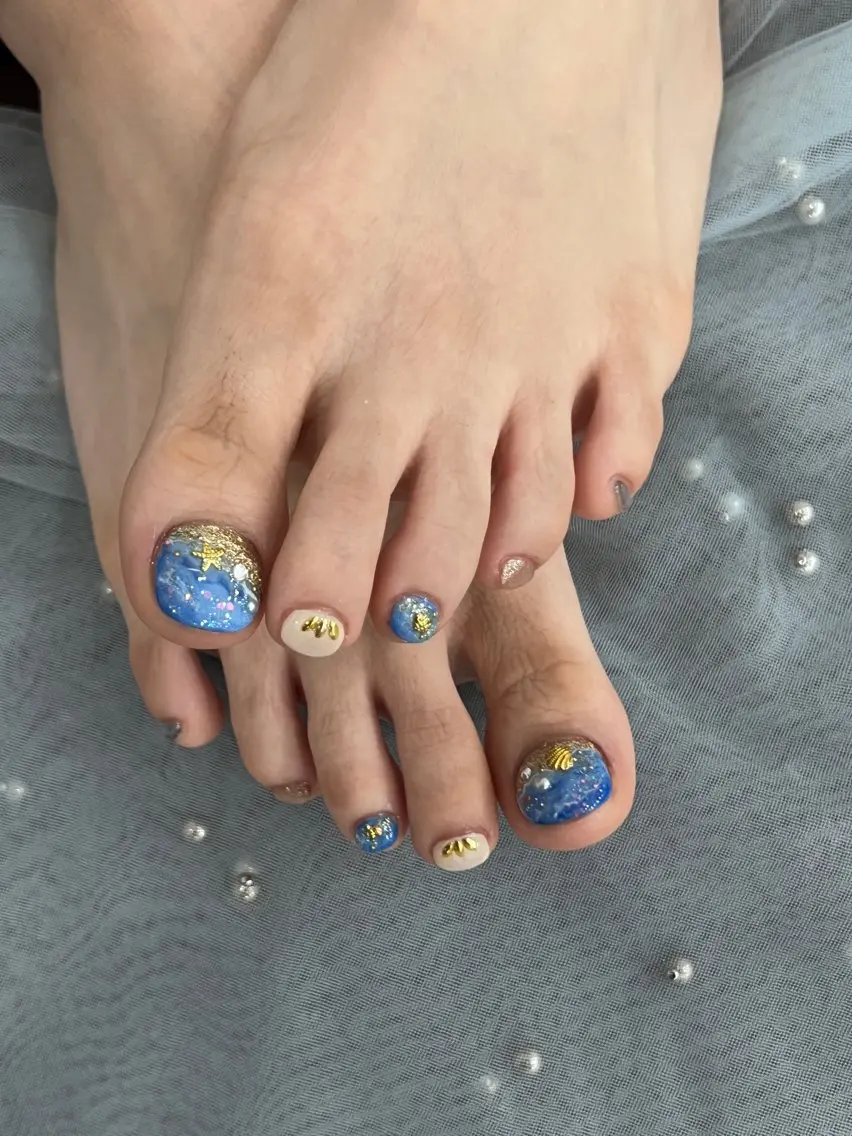 ネイル フットネイル Sachi Nail上野のネイルデザイン