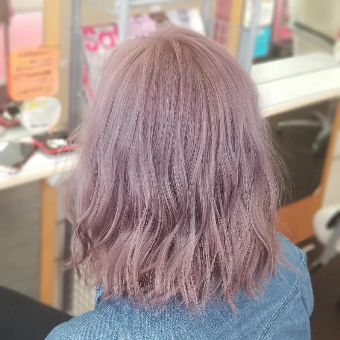ミディアム カット ヘアカラー トリートメント 植田 /エクステ /ブリーチ/髪質改善のヘアスタイル