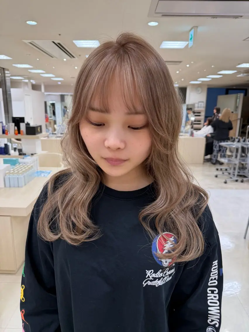 ロング カラー 似合わせカット カット ヘアカラー トリートメント 盛れるレイヤーカット 得意🌹井上美沙のヘアスタイル