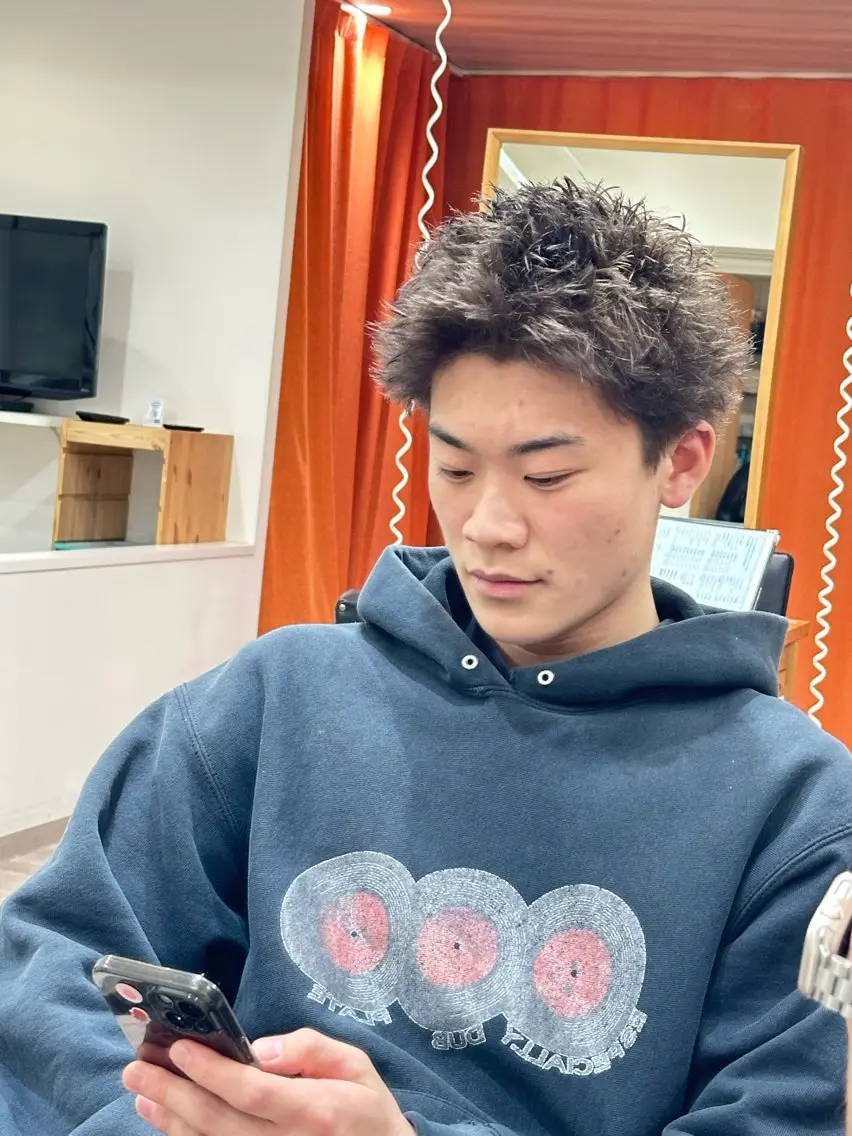 カット+ワンカラー(メンズ限定)の写真