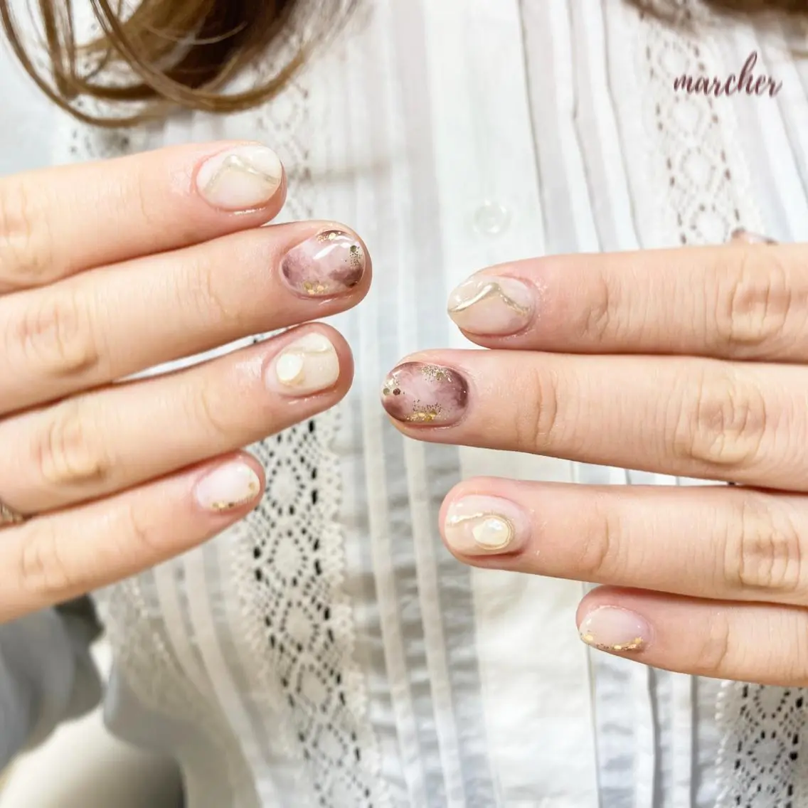 ネイル ハンドネイル Nailbeauty marcherのネイルデザイン