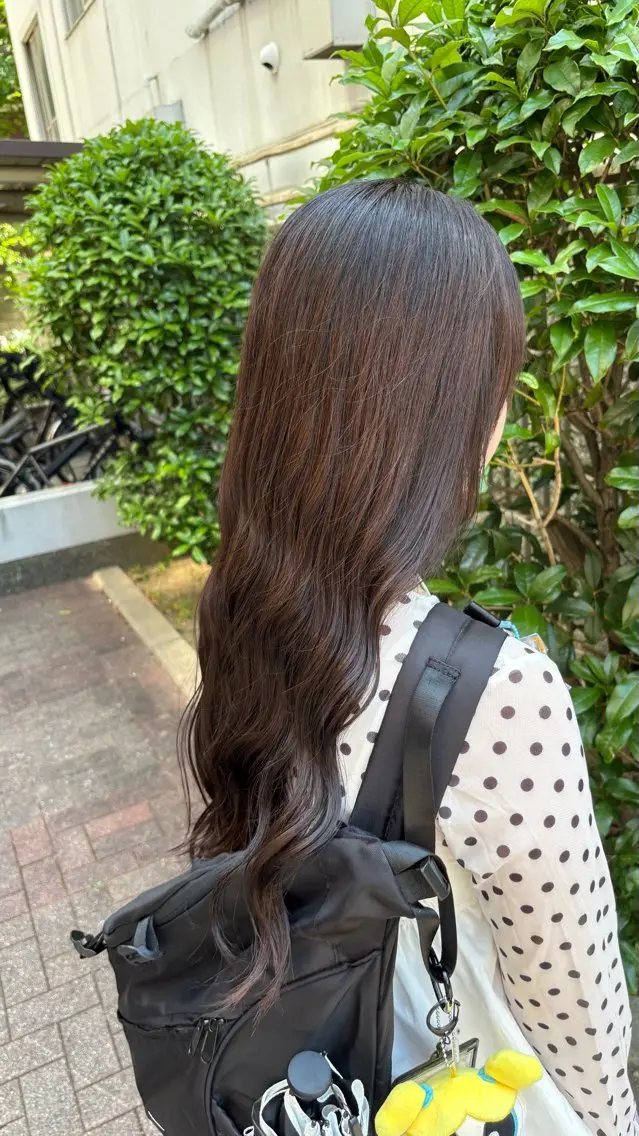 ロング カラー ヘアカラー 濱田 真尋のヘアスタイル