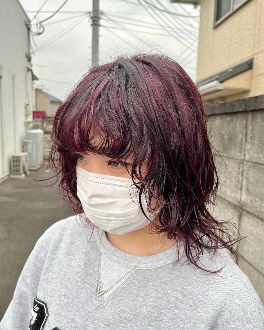 ミディアム 中島 大聖のヘアスタイル