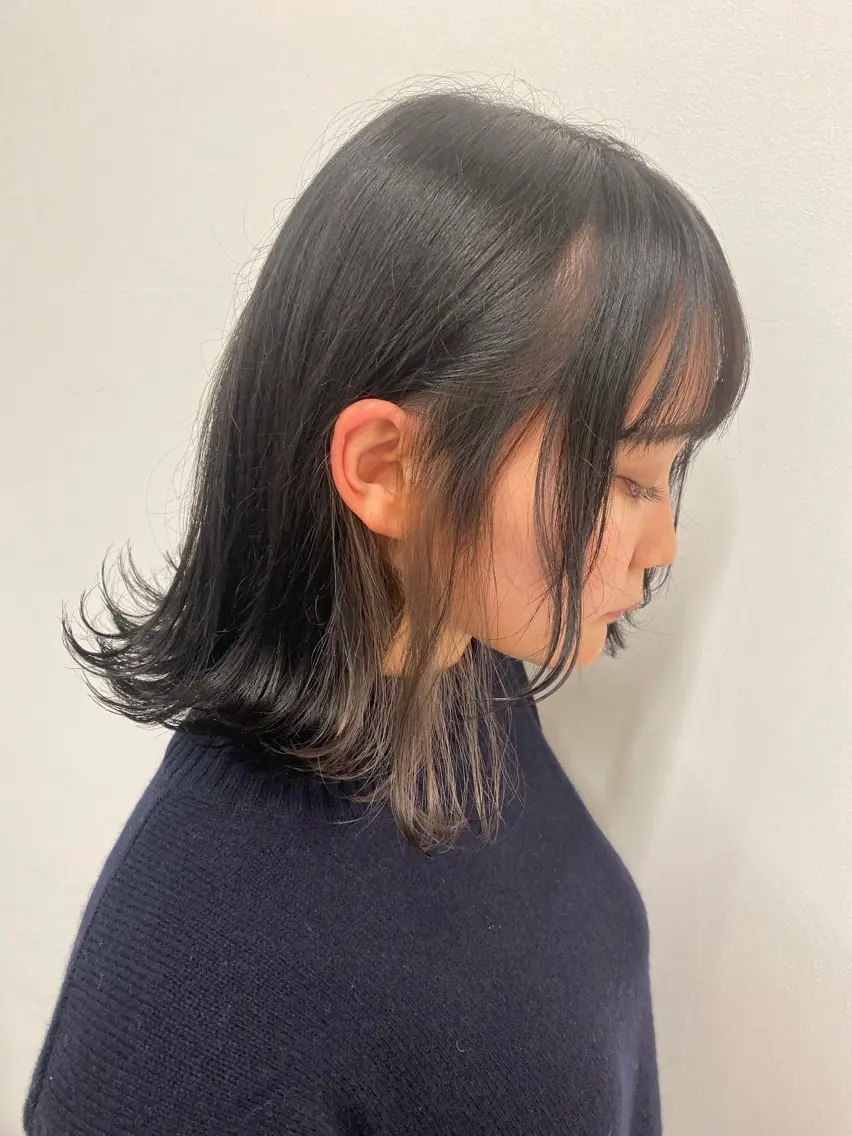ショート カラー パーマ ヘアアレンジ ボブ くびれヘア 韓国風ヘア デジタルパーマ 中顔面短縮カット🪽 レイヤー🥀コウヘイのヘアスタイル