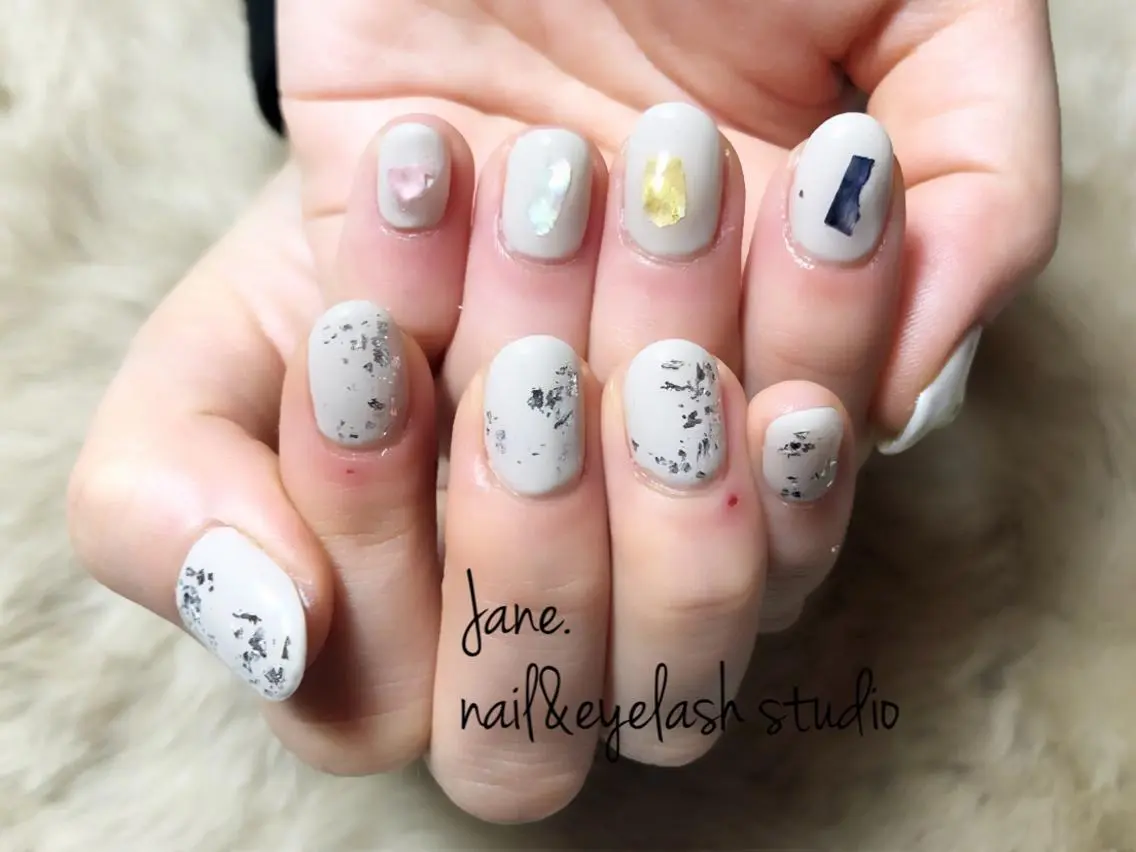 ネイル ハンドネイル Yakko pas á pasのネイルデザイン